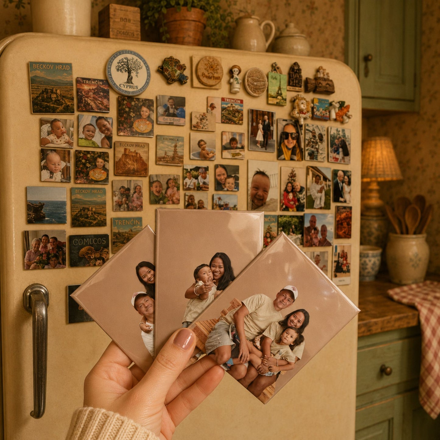 Personalizované fotomagnetky na chladničku | Obdĺžnikový  & Ručná výroba