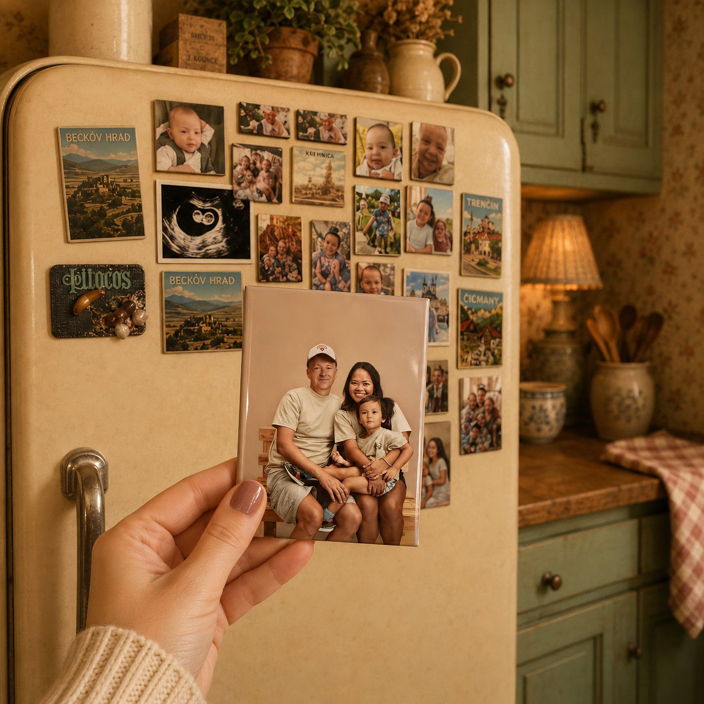 Personalizované fotomagnetky na chladničku | Obdĺžnikový  & Ručná výroba