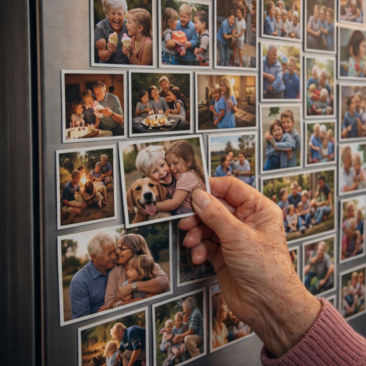 Súprava magnetiek na fotky v obdĺžnikovom tvare – Prilepte si svoje spomienky!
