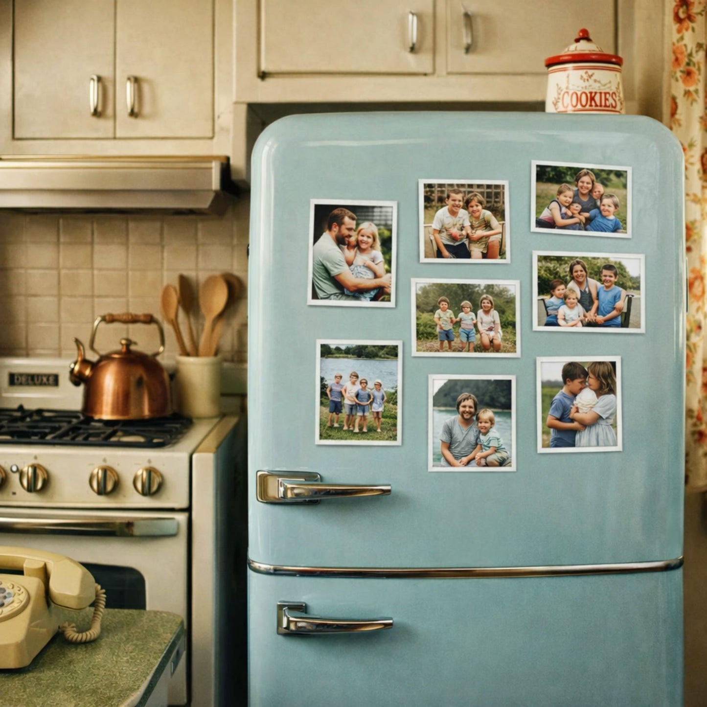 Súprava magnetiek na fotky v obdĺžnikovom tvare – Prilepte si svoje spomienky!
