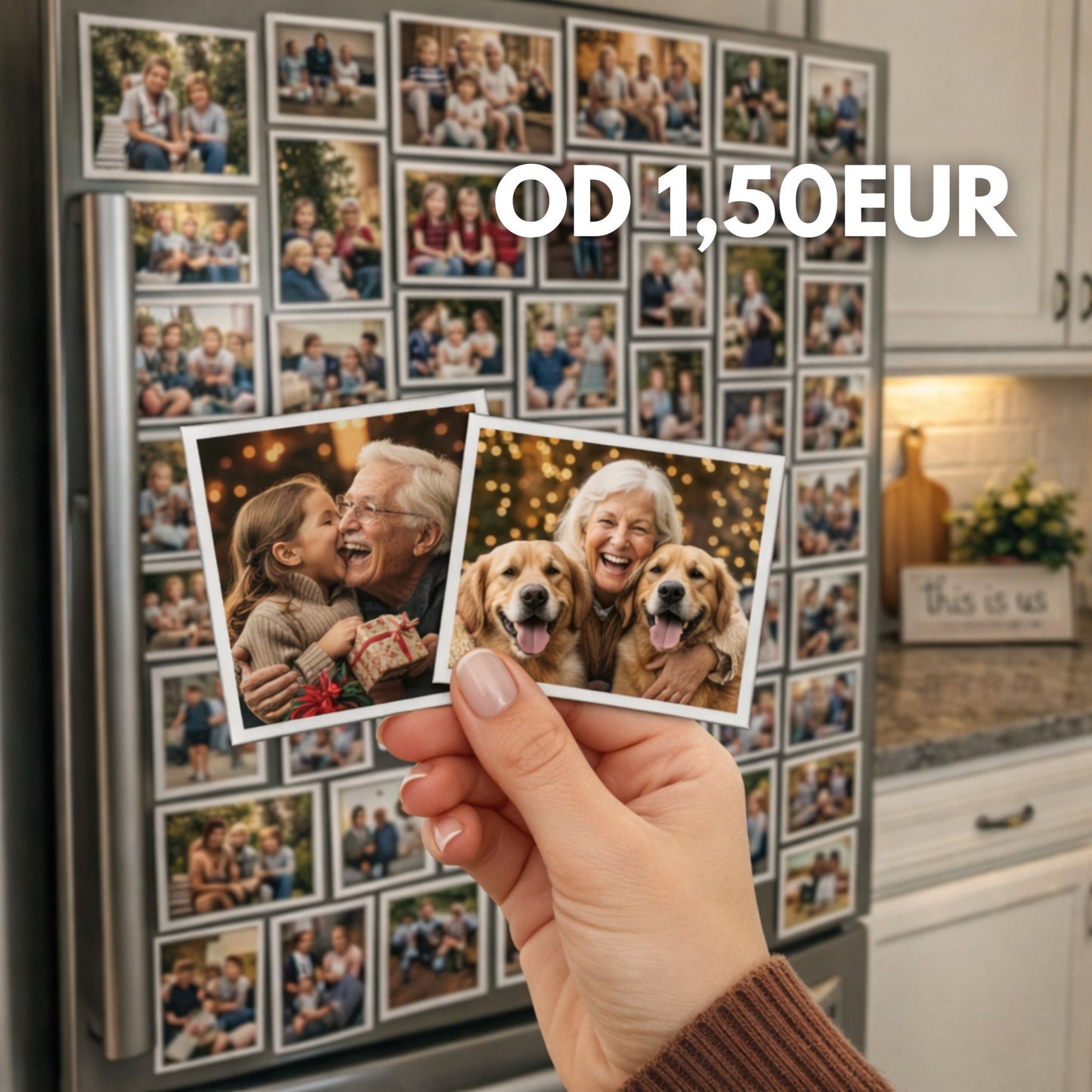 Súprava magnetiek na fotky v obdĺžnikovom tvare – Prilepte si svoje spomienky!
